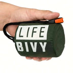 Compact & Lightweight Emergency Thermal Sleeping Bag -
Waterproof, Mylar - Enhanced for Outdoor Camping, EDC & First Aid Rescue