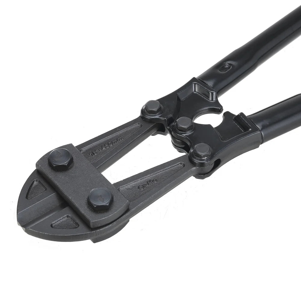 18 Inch Bolt Cutter Heavy Duty Tool 
3 Point Pivot Mechanism CRMO Jaw Forged Handle 
Non Slip Grip , for Wire, Mesh ,Rods ,Chains   and Bars