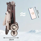 Lightweight And Portable One-click Folding Stroller, 
Quick Folding System, 
Miniature Size Make Travel Convenient, Portable Baby