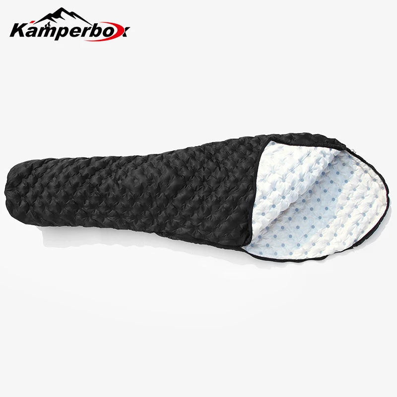 Kamperbox Down Sleeping Bag Camping 
3 Season  Lightweight  Bubble Air 2