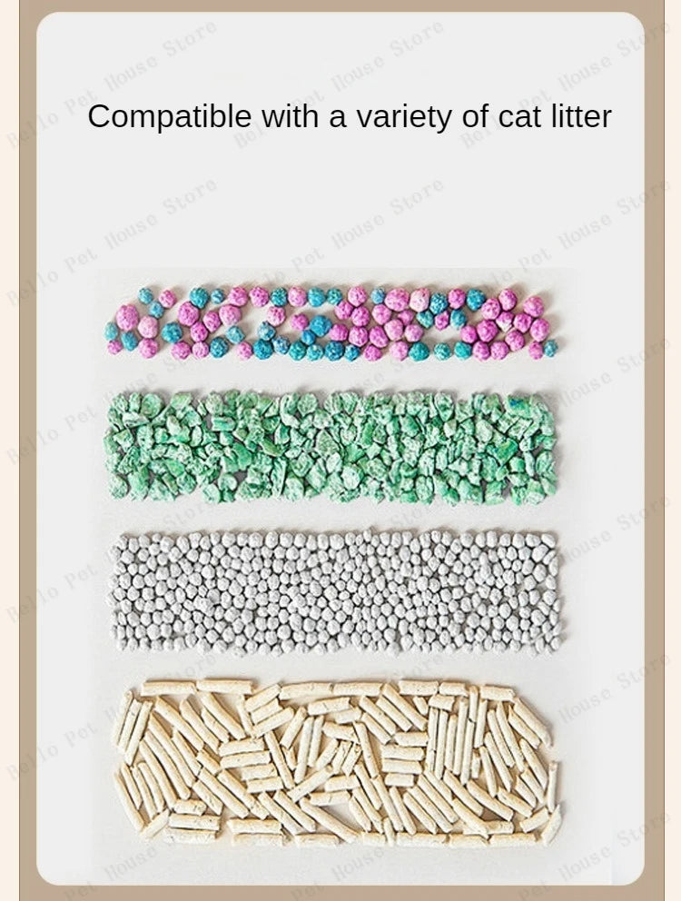 Automatic Smart Cat Toilet,   Electric Litter Box Can Be Remotely Controlled By App enclosed