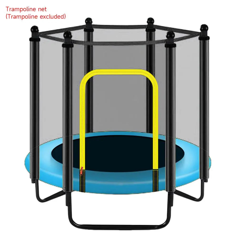 Trampoline Safety Net UV-Resistant Garden  Replacement For 1.2M/1.4M/1.5M 6 Pole Trampolines .  this is Only Protective Net