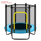 Trampoline Safety Net UV-Resistant Garden  Replacement For 1.2M/1.4M/1.5M 6 Pole Trampolines .  this is Only Protective Net