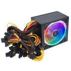 2000W Colorful PSU ATX power Supply ,
Computer Machine Support 8 GPU Cards