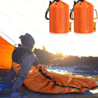 Compact & Lightweight Emergency Thermal Sleeping Bag -
Waterproof, Mylar - Enhanced for Outdoor Camping, EDC & First Aid Rescue