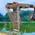 1-5pcs Automatic Fishing Rod bracket holders 
Stainless Steel pole stand Support double spring rest Brackets 
Fishing Accessories
