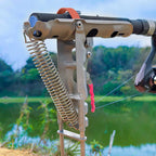 1-5pcs Automatic Fishing Rod bracket holders 
Stainless Steel pole stand Support double spring rest Brackets 
Fishing Accessories