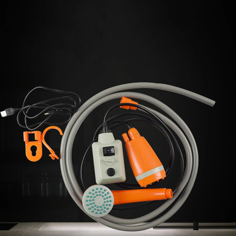 Portable Shower for Camping
Rechargeable , Pump Electric ,  Portable for  Hiking ,Traveling