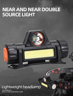 5PCS Rechargeable  LED , USB , Headlamp . 
Strong! 
Magnetic,    Powerful  Super Bright, Waterproof,  for Outdoor Fishing