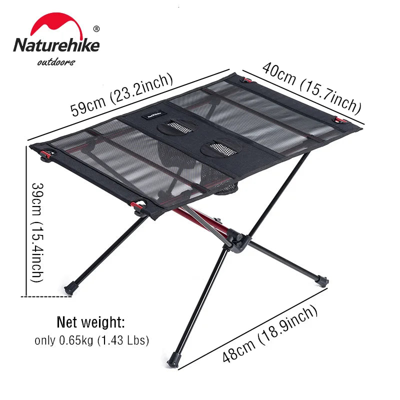 Naturehike Camping Table , Folding , 
Ultralight Portable Tourist Outdoor  Picnic , Fishing