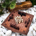 Chess Boards For Adults Tabletop Chess Board War Game Board Game Asymmetric Viking Chess Strategy Games Chess Gifts Party