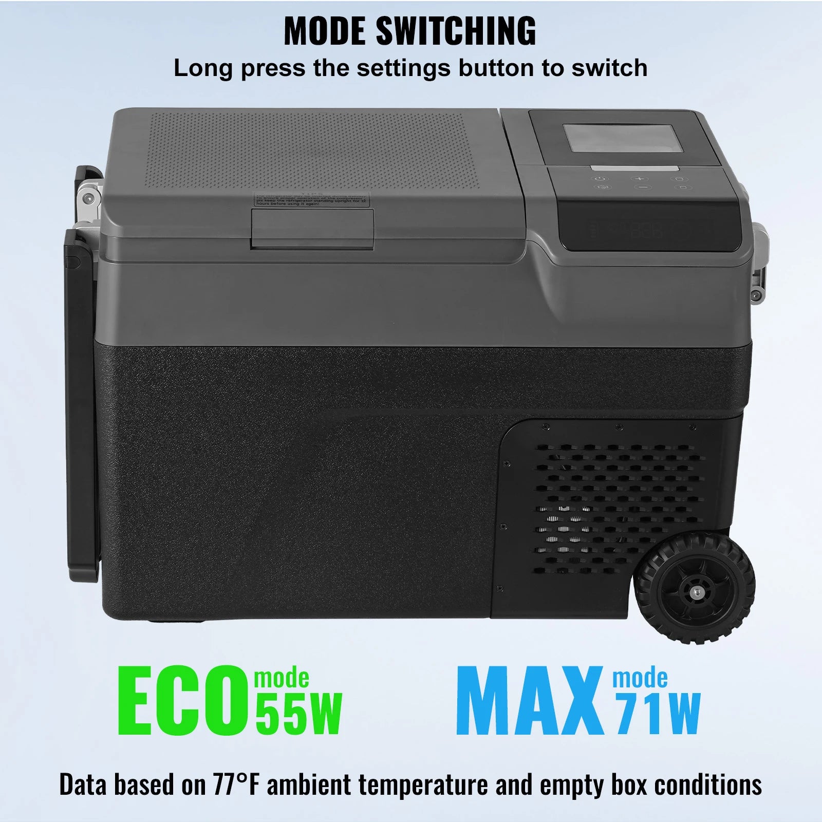 SucceBuy 37QT Portable Car Refrigerator with Ice Making Function 
12 Volt Car Refrigerator Fridge Single Zone Portable Freezer