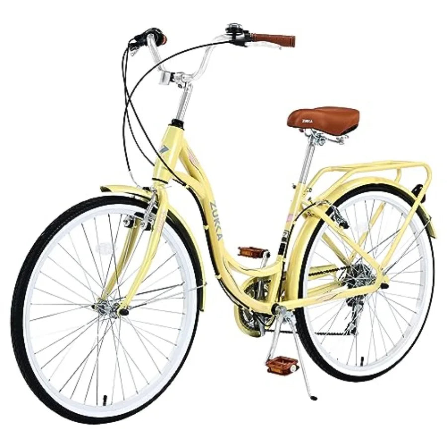24/26 Inch Cruiser Bicycle with 7 Speed , for Women 24/26 Woman's Bike