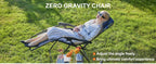 Zero Gravity Set of 2 Portable Recliners
Camping ,Patio , Outdoor Garden Lounge Chair with Cup Holder ,Trays & Adjustable Pillow