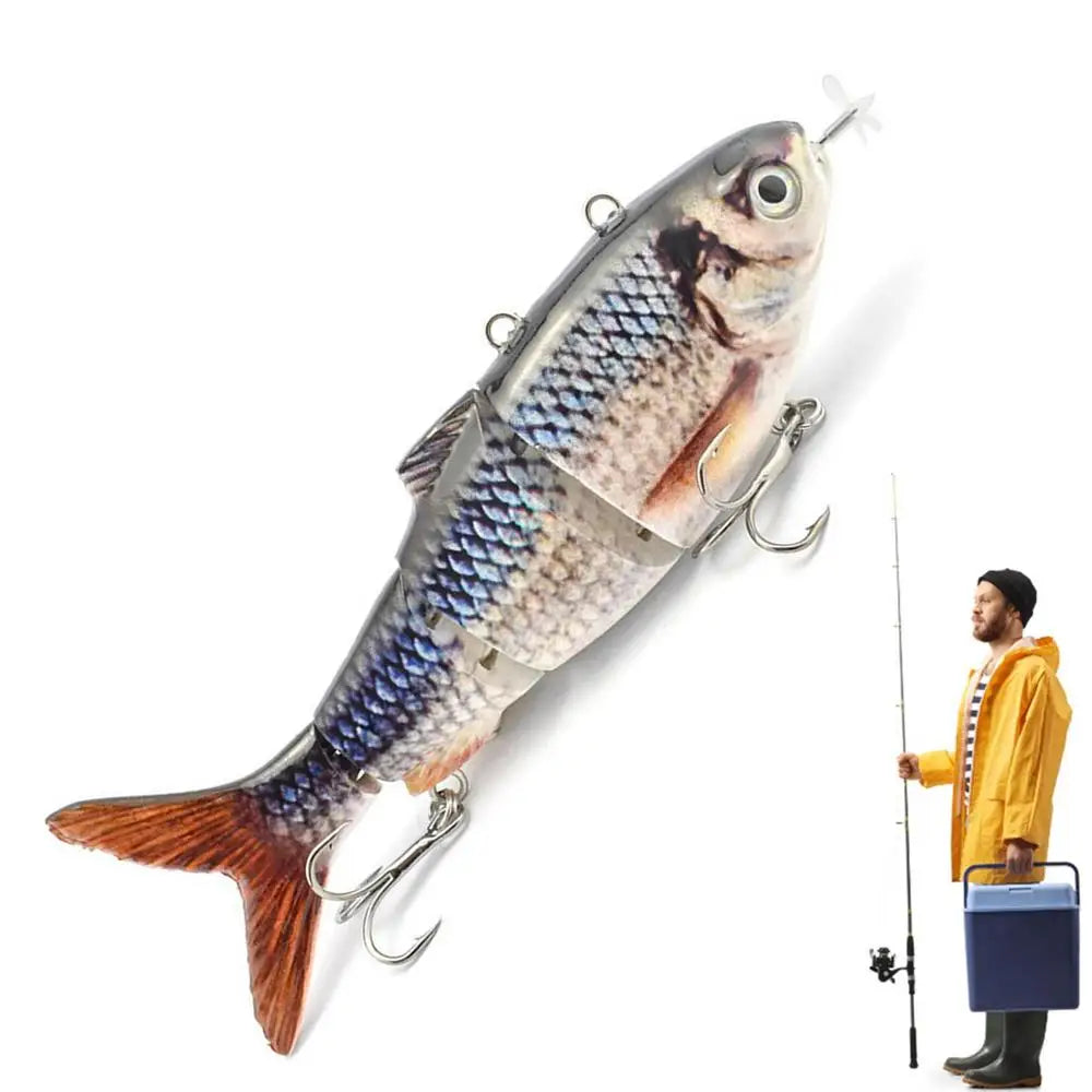 Robotic Fishing Lure USB Rechargeable Self Swimming  Smart Lure Automatic