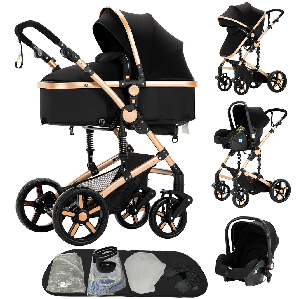 Stroller,Baby stroller,baby accessories,baby cars,Stroller 3 in 1,Convertible Bassinet Push,Light stroller,2 in 1 Baby Stroller,