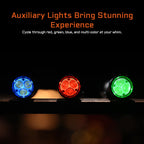 ACEBEAM EC20 new released Led flashlight
EDC LUXEON HL4X Leds 2800 lumens 
340 meters 18650 battery multi-color auxiliary lights