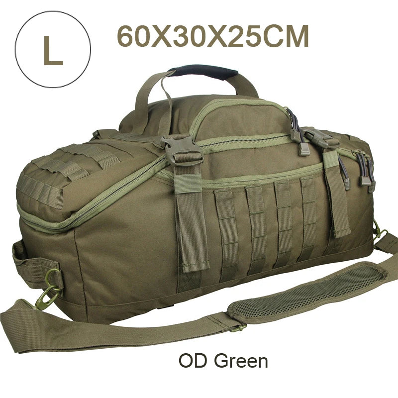 40L 60L 80L Waterproof Travel Bags Large Capacity  Men Duffel Bag