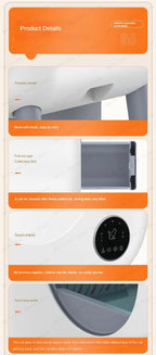 Automatic Smart Cat Toilet,   Electric Litter Box Can Be Remotely Controlled By App enclosed