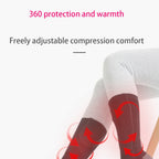 1Pair Winter Heated Socks Anti Slip 
Battery Powered 
Cold-Proof  Heating Warm Long Socks For Outdoor Skiing Hiking