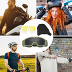 Motocross Goggles Windproof Biking Riding Goggles Anti-Fog Motorcycle Safety Goggles Professional Motocross Racing Goggles For