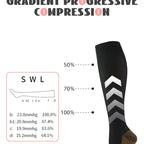 16 pairs copper compression socks
for men and women  
for running, traveling for nurses and pregnant women mid-calf design