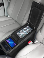 SucceBuy 8L Car Refrigerator , 
Car Armrest  Single Zone Freezer
 -4℉-68℉ Adjustable Range 12/24V DC and Cooler