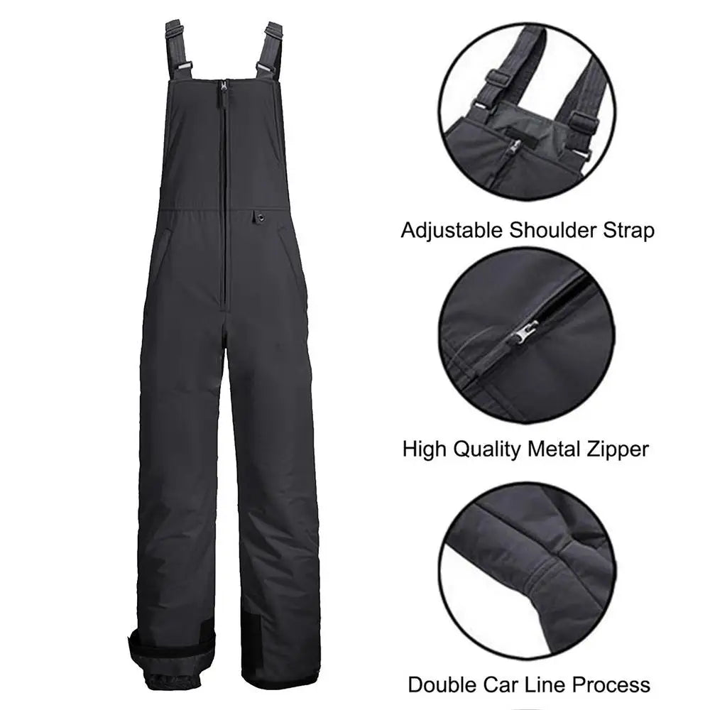 Men Warm Winter Ski Pants Breathable Women's  
Waterproof Windproof  Snowboard Bib Adult Suspenders Snow Pants ,Overalls