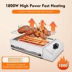 Family Smokeless Grill 1800W 110V 
Stainless Steel Electric 
Barbecue Oven Grill For Restaurant BBQ Equipment