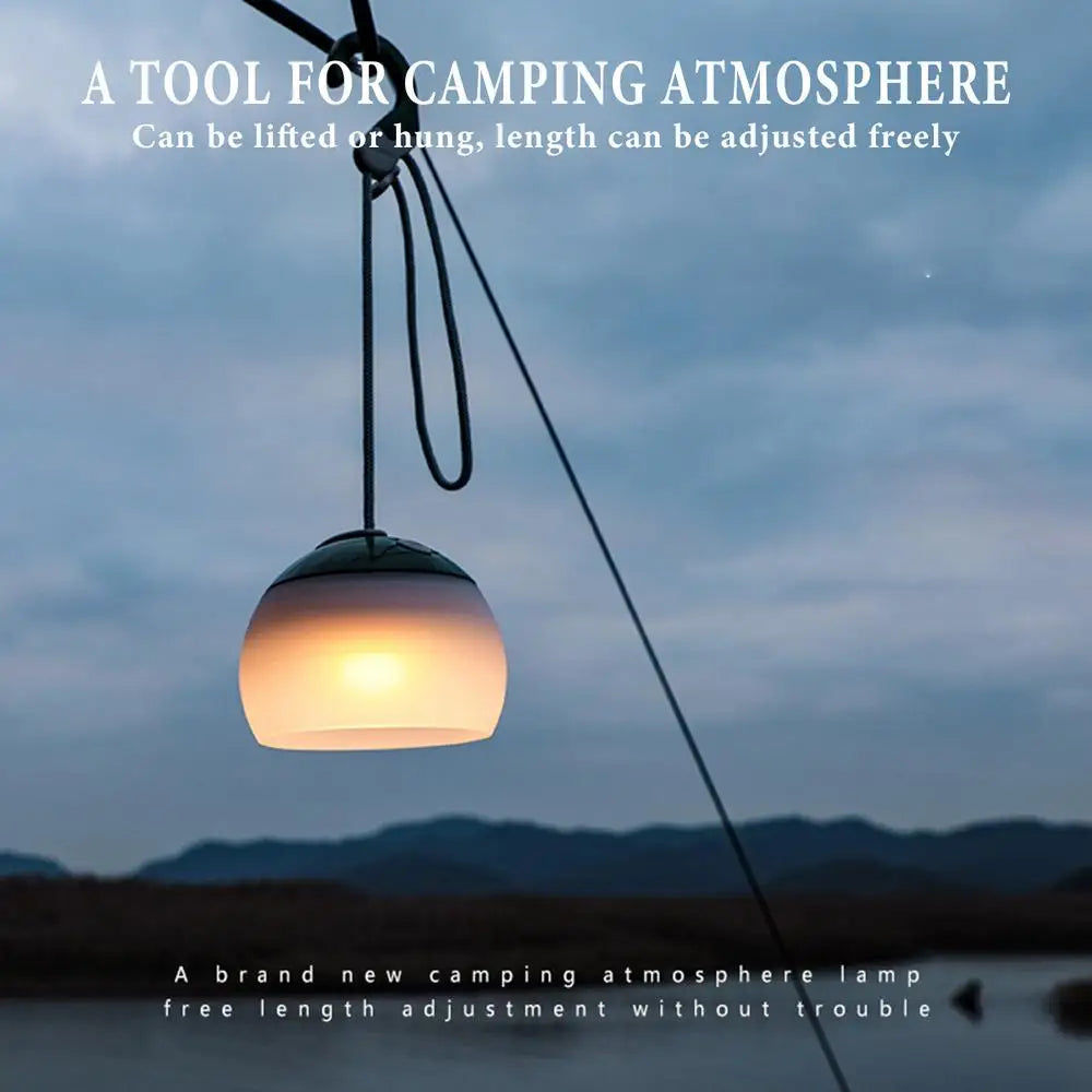 Camping Tent Light With Hook   
4 Mode Adjustable LED Light
Portable,  Outdoor Lantern  Rechargeable Lantern for Fishing ,Camping and more....