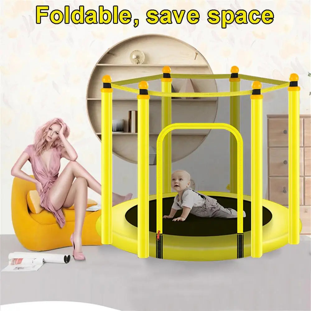 Trampoline Safety Net UV-Resistant Garden  Replacement For 1.2M/1.4M/1.5M 6 Pole Trampolines .  this is Only Protective Net
