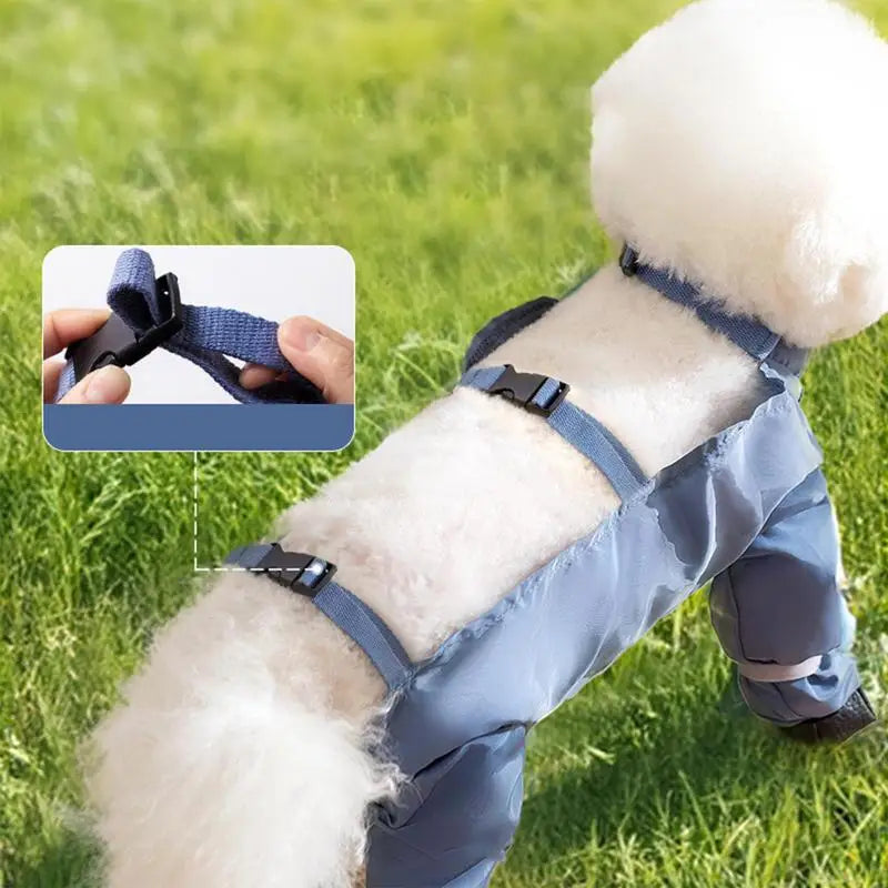 Waterproof Dog Boots With Suspenders
Adjustable Anti-Fall Pet Boots 
Dirty-Proof Pet Shoes For French Bulldog Poodle