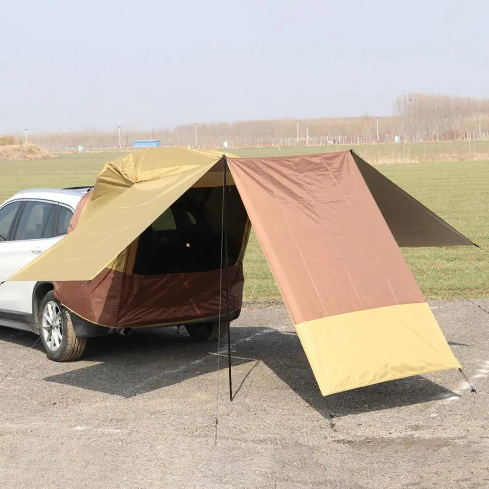 Portable Camping SUV Trunk Tent Car 
Rear Door Tent SUV 3 Sided
 Extended Shade Outside Shelter For  Camping