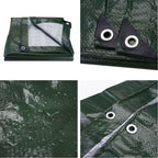 2/3/4/5M Waterproof Tarp Cover Thickened Heavy Duty Protective Cover Multipurpose Camping Tarpaulin for Emergency Rain Shelters