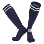 Socks Nylon-- Soccer Adult/  Kids  Towel  Bottom Breathable
 Knee High Training Long Stocking Sports Practical Mesh