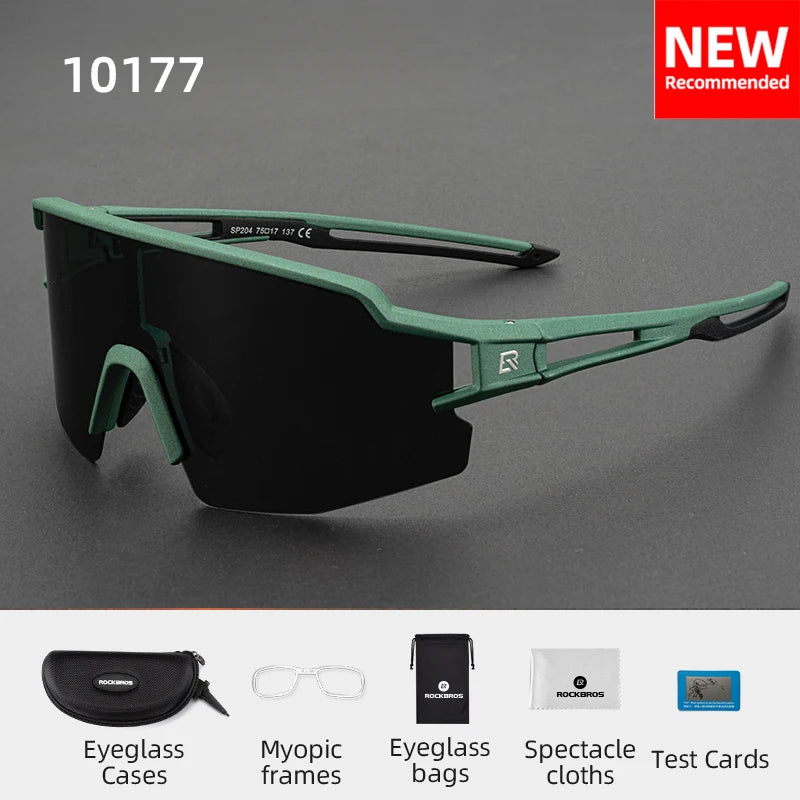 ROCKBROS Cycling Glasses Photo chromic Eye  Windproof Sport glasses