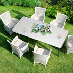 Extra-Large 6ft Waterproof Banquet Table - Heavy Duty Folding w/ Non-Slip Surface! Perfect for All Parties