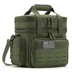 Lunch Box Expandable 18L 
Insulated Cooler Bag
 Leak Proof for Work, Camping,Picnics MOLLE Weave Strap