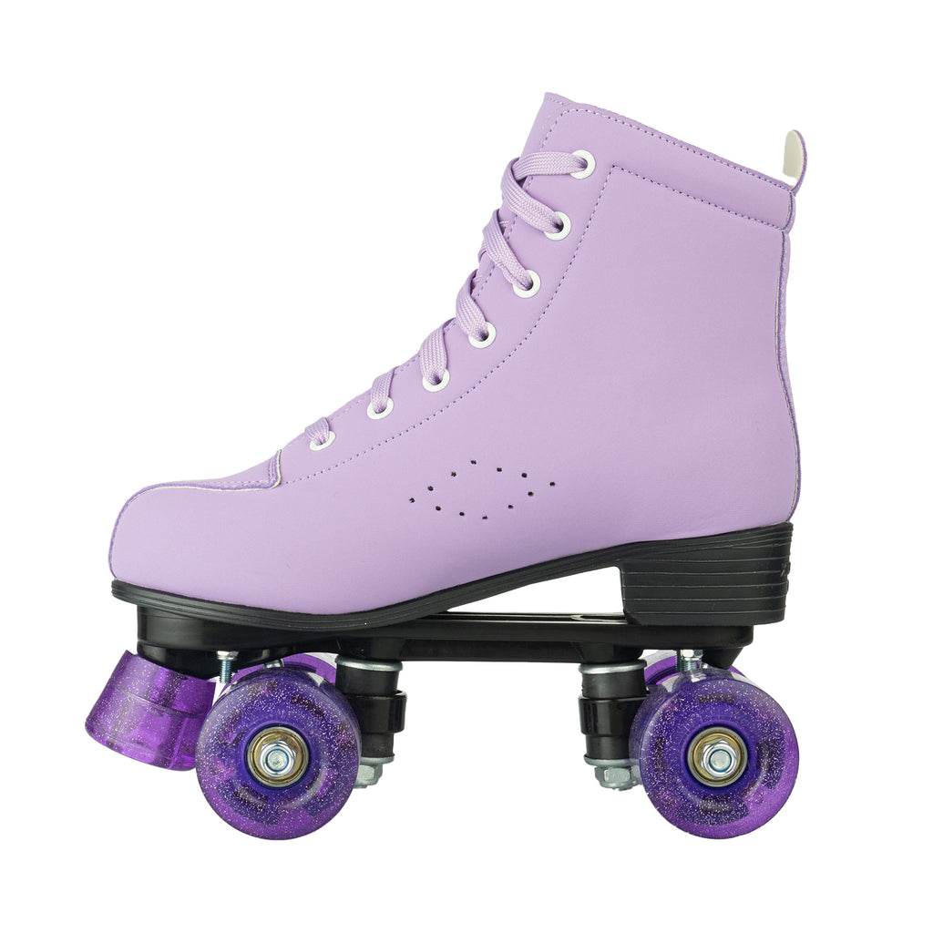 Size 35-45 Double Row Roller Skates 4 Wheels Flashing Skate Shoes For Women Girls Adult Outdoor Skating Training Quad Sneakers