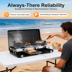 Portable Camping Stove 3-Burner   Propane