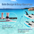 Portable Inflatable Stand Up Paddle Board 10'6"×32"×6",
 Premium PVC, Full Kit for Adults/Youth