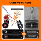 Hand Push Sweeper 43CC 
Artificial Turf Sweeping 
Brushes Rake For Grass 2-Stroke Gasoline Engine