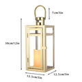 Stainless Steel Candle Holder Lantern
Gold Hanging  Metal Candlestick Light 
for Indoor -  Outdoor ,  Weddings, Parties, Home Decor