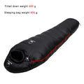 Very Warm White Goose Down Filled Adult Mummy Style Sleeping Bag 
Fit for Winter Thermal 4 Kinds of Thickness Camping Travel