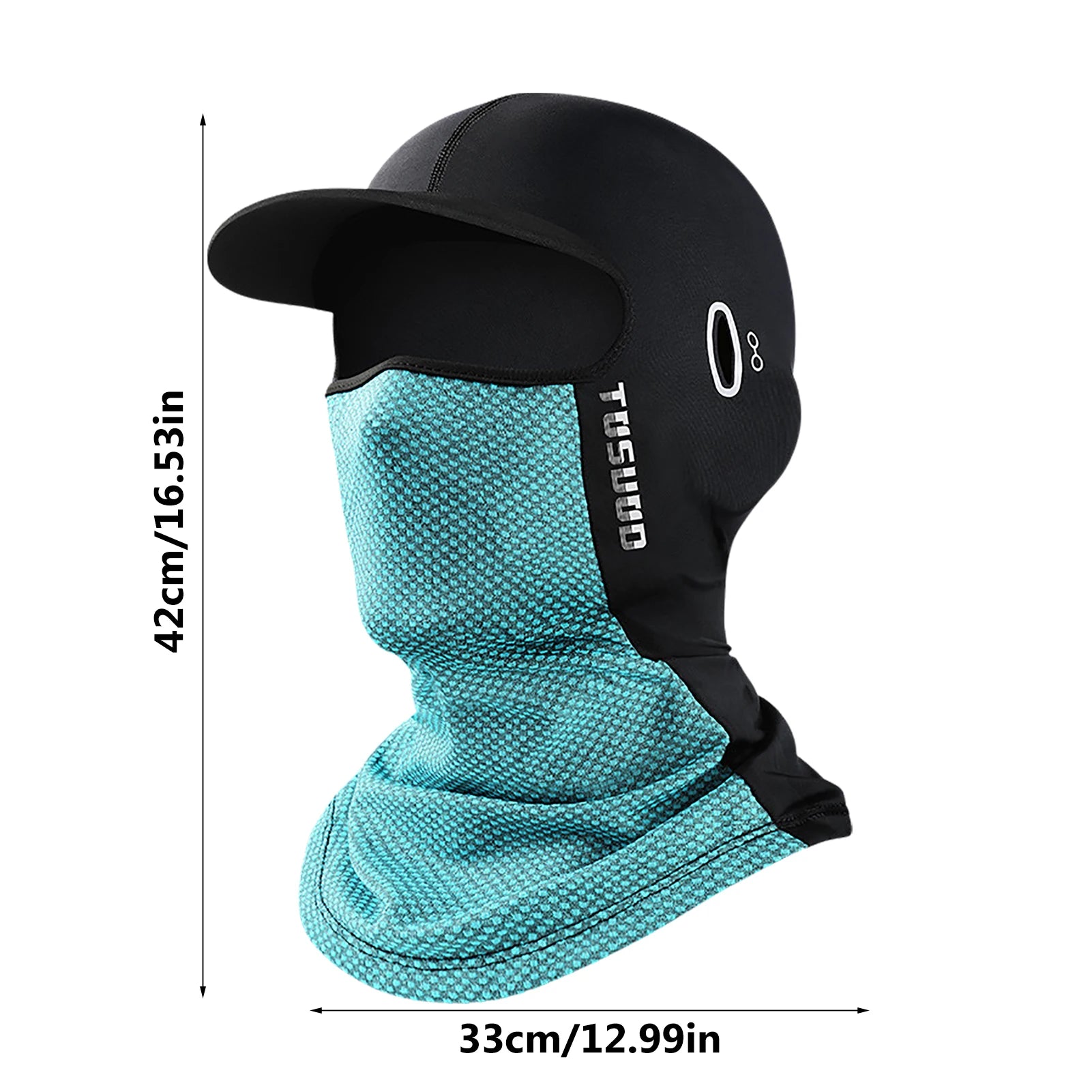 Sunscreen Face Cover Sun Hood Hat UV Protection Ice Silk Headgear For Men Women Cycling Climbing Running Motorcycle Helmets