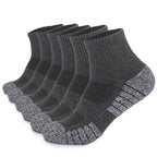 6 pairs Outdoor sports socks 
Thickened towel bottomed hiking 
 Sweat-absorbing short tube sports running Men / women