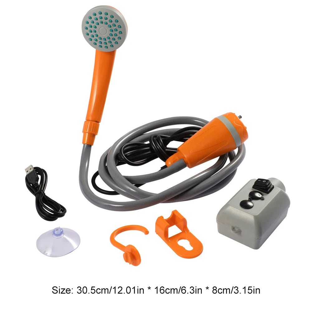 Portable Shower for Camping
Rechargeable , Pump Electric ,  Portable for  Hiking ,Traveling