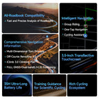 iGPSPORT Bicycle GPS Computer BiNavi Touchscreen
Map Navigation 35 Hours Battery Life  Waterproof Route Planning