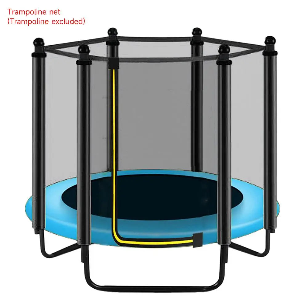 Trampoline Safety Net UV-Resistant Garden  Replacement For 1.2M/1.4M/1.5M 6 Pole Trampolines .  this is Only Protective Net