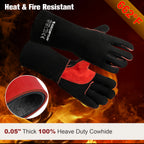 ARCCAPTAIN 16inch Welding Gloves Multifunctional 
Heat Resistant Mig/Stick/Tig Welder